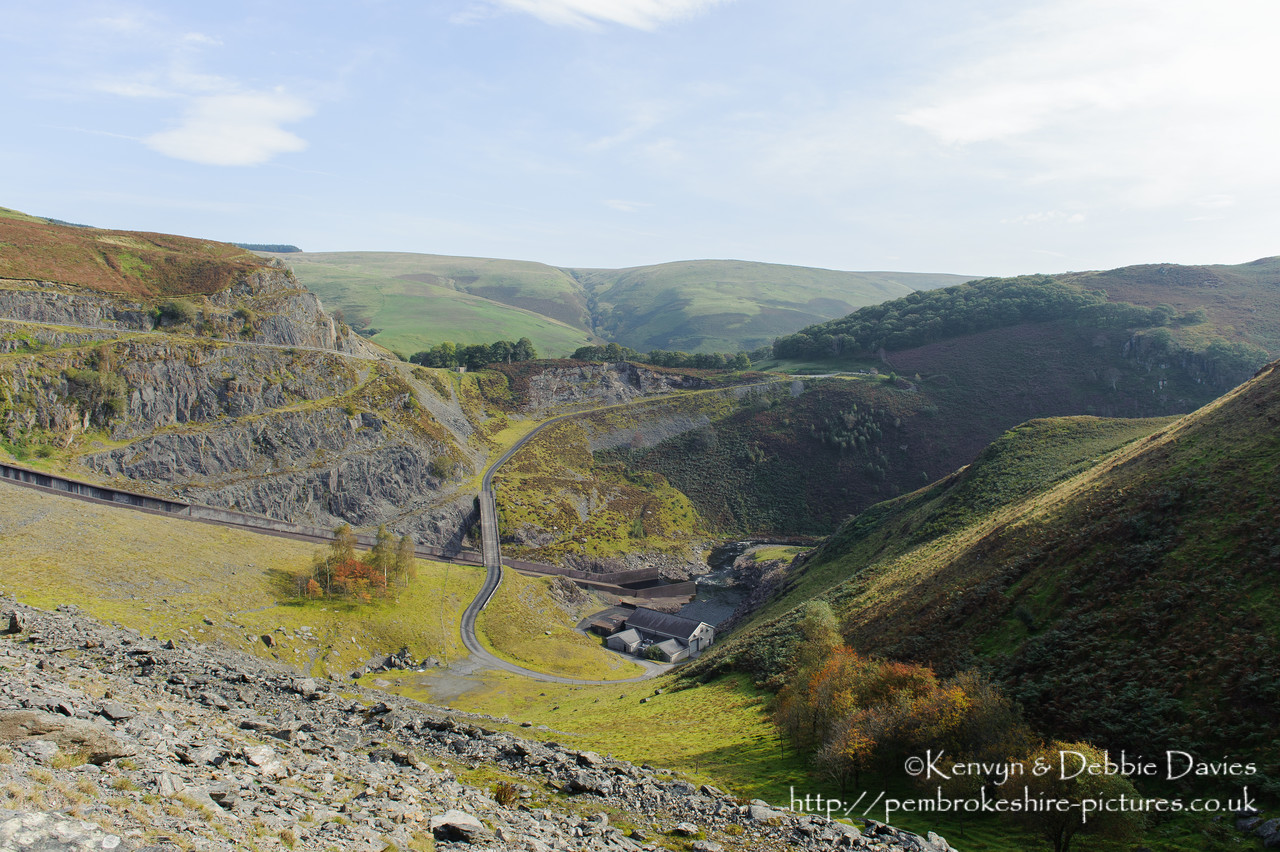 Llyn Brianne is an artificial resevoir which was completed in the early 70s by the Wimpey Construction to regulate the flow in the River Tywi.